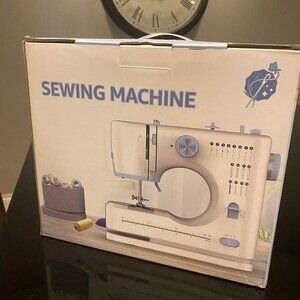 Mini Sewing Machine for Beginners with 32 PCS Threads Kit,16 Built-In Stitches
